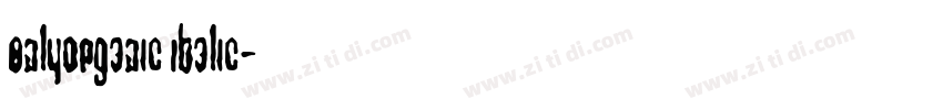 0nlyOrganic Italic字体转换